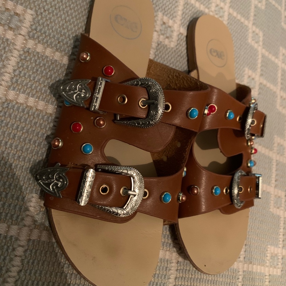 Brown sandals
